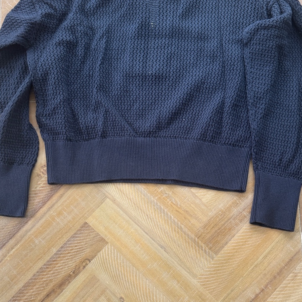 Varley Aurora Half-Zip Knit Pullover in Blue Nights - Picture 6 of 7